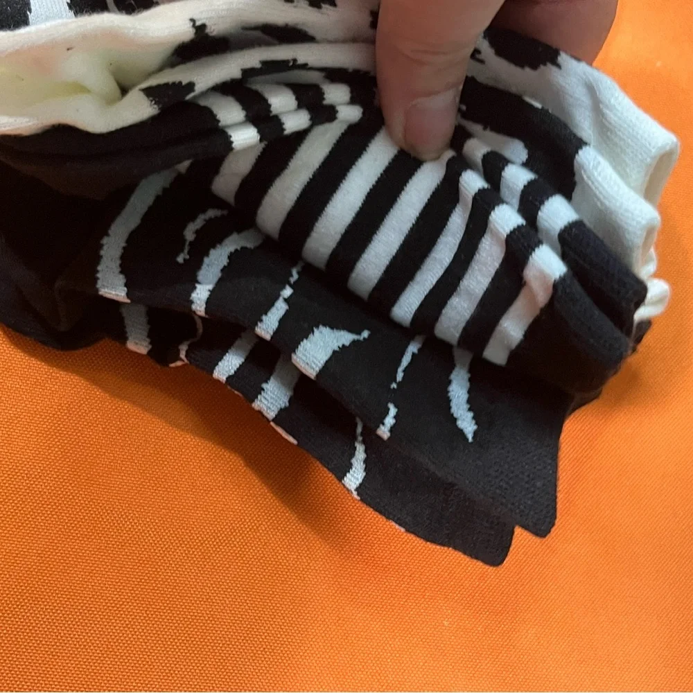 6/$25
Kate Spade Monochrome Animal Print and stripes Crew Socks 3 pack - Picture 8 of 11